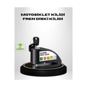 AyrStore Titreşim Sensörlü Alarmlı Motosiklet Disk Kilidi 14MM Çelik Çift Kilitleme