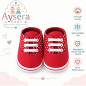 Aysera Baby Ilk Adım Ayakkabı - Kırmızı