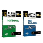 AYT Matematik ve Fen Bilimleri Denemesi 2 Kitap - Altın Karma Yayınları