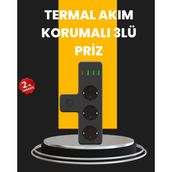Azrlya Ev ve Ofis Için Akıllı Çoklu Priz 7 Girişli - Lisinya