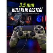 Azrlya LED Işıklı Oyun Kolu – Durum Göstergeli Şık Tasarım - Lisinya