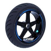 Azur Mavi 4 Parçalı Keskin Jant Şeridi Sticker Çınar Extreme