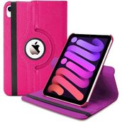 Babilden Apple iPad Yatay ve Dikey Standlı 360 Derece Döner Tablet Kılıfı (iPad Mini 6.Nesil 8.3 Pembe)