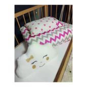 Baby Clime USR-6-90130-1. Bebek Uyku Seti 90X130 - Çift Taraflı Yorgan, Yastık, Çarşaf Ve Hediye Bulut Yastık