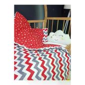 Baby Clime USR-6-90130-1. Çift Taraflı Bebek Uyku Seti 90X130 - Bulut Yastık Hediyeli, Yorgan, Çarşaf, Yastık