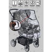 Baby Home 002 Bebek Arabası Yağmurluğu Yandan Fermuarlı Yağmurluk