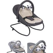Baby Home 330 Hug Ana kucağı - Kademeli - Sallanır - Sabitlenebilir - Oyuncaklı - Bebek Puseti - Antrasit