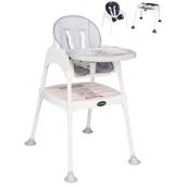 Baby Home BH-1450 Mizzy Masalı Gri Bebek Mama Sandalyesi