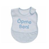 Baby Jem Lüks Mama Önlüğü Öpme Beni Mavi