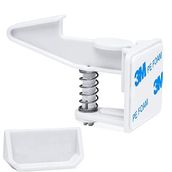 Baby Lock 10 Adet Bebek Çocuk Çekmece Dolap Güvenlik Kilidi Gizli Kilit - Orijinal 3M Çift Taraflı Bant