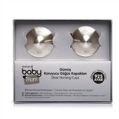 Baby Mom Gümüş 2'li 925 Ayar Göğüs Ucu Koruyucu Kapak