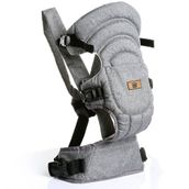 Baby Plus Class Bel Destekli Grey Kanguru