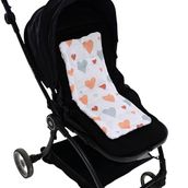 baby plus Müslin Puset Minderi - Kalp Desenli