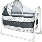 Baby Trend Babytrend Lüx Sepet Beşik Portatif Bebek Beşiği Sallanır Beşik - 45-85 - Açık Gri