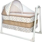 Baby Trend Babytrend Lüx Sepet Beşik Portatif Bebek Beşiği Sallanır Beşik - 45-85 - Bej - Kahverengi