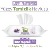 Baby Turco 100'lü Lavanta Temizliği Yüzey Temizlik Havlusu