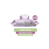 Baby Turco 12 x 70 Adet Leylak Kokulu Islak Bebek Havlusu