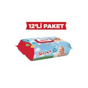 Baby Turco 12x90 Yaprak Alkolsüz Islak Bebek Havlusu