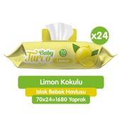 Baby Turco 24x70'li Limon Kokulu Islak Mendil