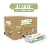 Baby Turco 24x90 Yaprak Doğadan Islak Bebek Havlusu