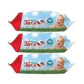 Baby Turco 3x90 Yaprak Alkolsüz Islak Bebek Havlusu
