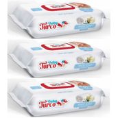 Baby Turco 3x90 Yaprak Beyaz Sabun Kokulu Islak Havlu