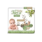 Baby Turco Doğadan No:1 Yenidoğan 200 Adet Bebek Bezi