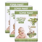 Baby Turco Doğadan No:4 Maxi 216 Adet Bebek Bezi