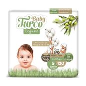 Baby Turco Doğadan No:5 Junior 120 Adet Bebek Bezi
