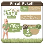 Baby Turco Doğadan No:5 Junior Külot Bebek Bezi