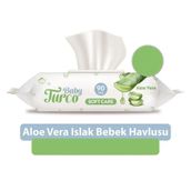 Baby Turco Soft Care Aloe Vera 90 Adet Islak Bebek Havlusu