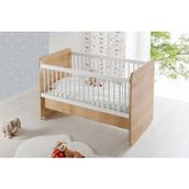 Baby When BW1076 - Pratik Anne Yanı Sallanır Beşik Ahşap 60X120