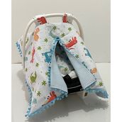 Babycity Pamuk Müslin Çok Amaçlı Çift Katlı Müslin Puset Örtüsü ve Minderi - 0 - 13 kg - Fare