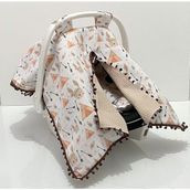 Babycity Pamuk Müslin Çok Amaçlı Çift Katlı Müslin Puset Örtüsü ve Minderi - 0 - 13 kg - Haki