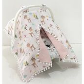Babycity Pamuk Müslin Çok Amaçlı Çift Katlı Müslin Puset Örtüsü ve Minderi - 0 - 13 kg - Hardal