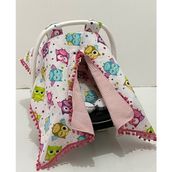 Babycity Pamuk Müslin Çok Amaçlı Çift Katlı Müslin Puset Örtüsü ve Minderi - 0 - 13 kg - Krem Rengi