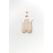 Babydola 13624 Erkek Bebek Kısa Kollu Tulum