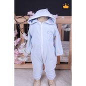 Babyhola Pamuklu Ayıcık Tulum Bebek Bornozu