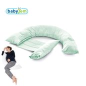 Babyjem 198 Turkuaz Sırt Destekli Hamile ve Emzirme Yastığı