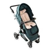 Babyjem 2 in 1 Puset ve Mama Sandalyesi Minderi Somon Çiçek %100 Pamuk