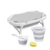 Babyjem 5'li Gri Katlanabilir Banyo Seti