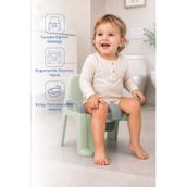 Babyjem Afacan Lazımlık Ergonomik Tuvalet Eğitimi Yardımcısı Soft Yeşil