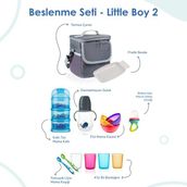 Babyjem Bebek Hediye Beslenme Seti Little Boy 8 Parça - Çok Renkli
