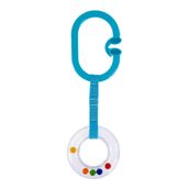 Babyjem Çıngıraklı Puset Halkası Oval (Mavi)