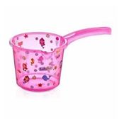 Babyjem Şeffaf Desenli Pembe Bebek Banyo Maşrapası