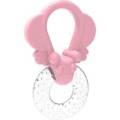Babysoft Kurbağa Figürlü Tutacaklı Sulu Diş Kaşıyıcı Pembe