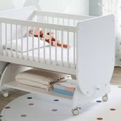 Babywhen BW1030 Sallanır Sepet Bebek 50x90 cm Beyaz Beşik