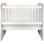 Babywhen Pratik Sallanır Anne Yanı Ahşap Beşik 60x120 cm - 60 x 120 cm - Beyaz