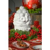 Baci Milano 555.01.01.0850 Le Rouge 24x28 cm Beyaz Dekoratif Meyve Sepeti