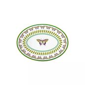 Baci Milano Amazzonia 31 cm Porselen Oval Servis Tabağı